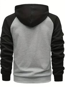 Servicio OEM Disponible, Sudadera con Capucha y Cremallera Personalizada para Hombre, Diseño Liso para Invierno con Bolsillos Laterales, Precio Básico, Mezcla de Algodón - Product Image 5