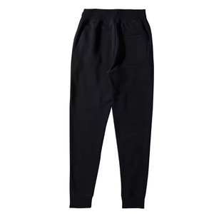 Pantalons de sport à bas serré, taille moyenne, deux poches, logo personnalisé, coton biologique fin, jogging en coton, vente chaude - Product Image 4