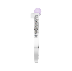 Luxueux 950 platine Original Moissanite bague en diamant pour femmes pierres taillées bijoux fins IGI certifié anniversaire religieux - Product Image 3