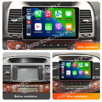 Reproductor de Video para Auto NaviFly con Android, Cámara Panorámica de 360° para Toyota Camry 2002-2006 con Chip BT 5.0 y Android Auto