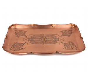 Plateau de service en cuivre brillant Qualité supérieure Forme personnalisée Plateau de service Prix de gros - Product Image 1