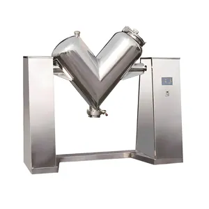 Automatic V-Mixer for Powder Coating for Cosmetic Applications Gearbox Motor Bearing Gear Components Farms Chemical Industries
