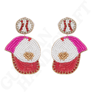 Pendientes de Conejitos Pastel Hechos a Mano con Cuentas de Huevo de Pascua, Joyería Festiva Multicolor para Celebraciones de Pascua - Product Image 2