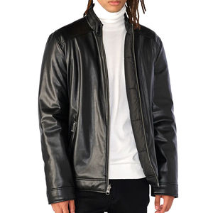 แจ็กเก็ตหนังสำหรับนักขี่มอเตอร์ไซค์ฤดูหนาวของผู้ชายกันน้ำกันลมระบายอากาศทำจากปากีสถานมาล่าสุดที่เหมาะสม - Product Image 1