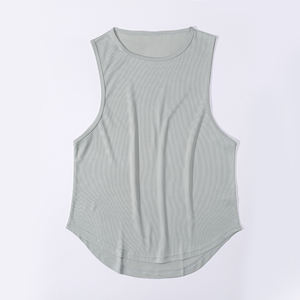 Custom Logo Sleeveless Tank <b>Top</b> Quick Dry Breathable Mesh Training <b>Vest</b> for Men and <b>Women</b> - Product Image 4