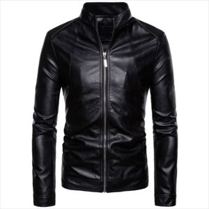 Veste en cuir de vache grande taille en gros, nouveau style de veste en cuir pour homme, veste en cuir tendance pour homme, veste en cuir de haute qualité - Product Image 1
