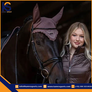 Venta al por mayor de diseño personalizado de alta calidad de control de mosca de caballo capó de oreja de equitación capó de oreja - Product Image 4