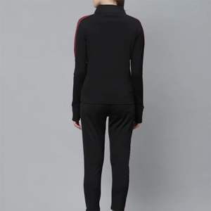 Ensemble de sport deux pièces à la mode avec veste à glissière complète et pantalon de jogging à taille élastique | Confortable pour le fitness et la course - Product Image 6