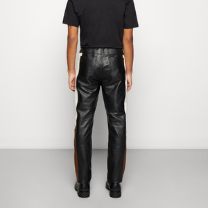 Pantalones de cuero suaves y ajustados para hombre, elegantes, cómodos, duraderos, de alta calidad, transpirables a la moda - Product Image 3