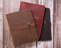 Notebook kulit ukuran A4 & A5 bantalan menulis dengan penutup keras bisnis & hadiah kelulusan