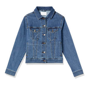 Street Wear Hiver Utilisation Jeans Veste Pour Les Femmes À Bas Prix Nouvelle Arrivée Femmes Jeans Veste En Gros - Product Image 1