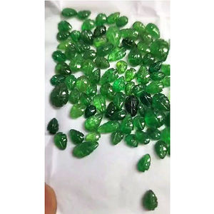 95ชิ้นของ tsavorite ธรรมชาติ5มม. ถึง10มม. ใบแกะสลัก84ซม. ใบ briolette คุณภาพสูงใบอัญมณีหลวมเรา $151สำหรับทุกคน - Product Image 2