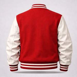 Veste universitaire en laine pour homme de haute qualité, veste de baseball d'hiver à capuche, légère, séchage rapide, respirante, antibactérienne, service OEM personnalisable - Product Image 2