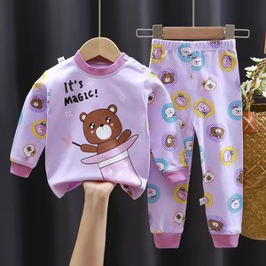 Nouvelle conception de survêtement de printemps pour enfants |   Ensemble sweat-shirt et pantalon de survêtement respirant de haute qualité à motif de dessin animé tendance pour garçons et filles - Product Image 4