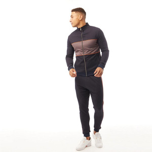 Conjunto Deportivo para Hombre al por Mayor, Chándal con Bloques de Color / Ropa Casual para Hombre de Alta Calidad, Cuello Alto Suave y Pantalones Deportivos, Traje Deportivo 2026 - Product Image 3