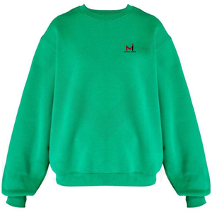 Mosaic Impex Women's New <b>Long</b> <b>Sleeved</b> Pullover Sweat Shirts Casual Loose Neck Crop <b>Top</b> Sportswear for Winter - Product Image 2