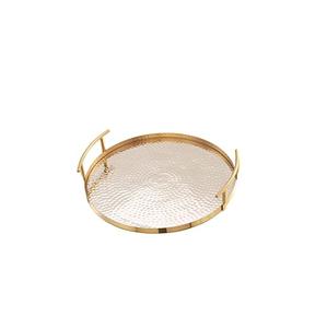 ถาดฐานแก้วโลหะทรงกลมทันสมัย หรูหรา สำหรับตกแต่งบ้าน งานแต่งงาน และร้านอาหาร เหมาะสำหรับใช้ในครัว - Product Image 3