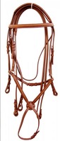 Vente en gros du meilleur harnais de cheval en polyester Bride Halter Endurance équitation course équipement équestre accessoires pliable portable