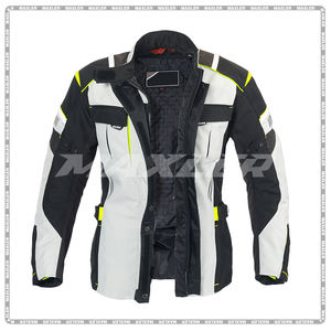 Veste en textile de moto blindé CE niveau 2 imperméable pour femmes avec doublure amovible pour toutes les saisons - Product Image 3