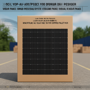 Panneau solaire monocristallin demi-cellule de type N Lu'an Solar JKL156-B-580MH certifié TUV pour emballage sur palette - Product Image 3