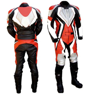 Traje de motociclismo de cuero aprobado por la CE personalizado OEM | Equipo de protección de moto de una pieza para Hombre | Suministro directo de fábrica - Product Image 1