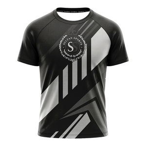 Camiseta de entrenamiento de gimnasio de Deportes de boxeo de algodón de poliéster 100% personalizada de secado rápido y transpirable logotipo frontal sólido diseño en blanco-Sultan Boxing - Product Image 6