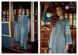 คอลเลกชันวัสดุการแต่งกายพิมพ์ดิจิตอลผ้าคอตตอนแยมแคตตาล็อกเต็มรูปแบบมีจำหน่ายในอัตราขายส่งงานแฟนซีพร้อมพิมพ์ดิจิตอล - Product Image 4