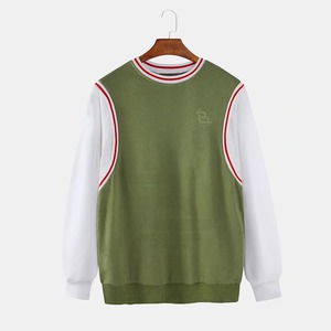 Men <b>Sweatshirt</b> Custom Logo Crew Neck Pullover Casual Cotton <b>Fleece</b> <b>Sweatshirt</b> Wholesale Clothing Manufacturer - Product Image 1