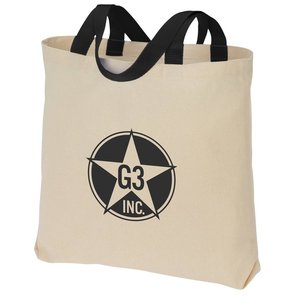 Bolsa de Compras Ecológica de Algodón para Eventos, con Asas Dobles, Logotipo Personalizado, Lavable, Reutilizable, para Uso Continuo de 24 Horas, Promocional, al por Mayor - Product Image 1