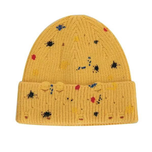 Popular nueva llegada invierno cálido Beanie Cap logotipo personalizado Jacquard logotipo personalizado al aire libre transpirable ropa de calle gorros - Product Image 5