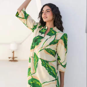 Ensemble de cordons d'été pour femmes, disponible en vrac, fournisseur indien, prix abordable, ensemble de cordons en tissu de coton pur avec impression numérique - Product Image 1