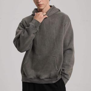 Sweat à capuche d'hiver pour homme de haute qualité 100% coton, style confort optimisé, design vintage personnalisé, taille XS, faible MOQ, vente en gros - Product Image 1
