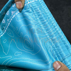 Shorts de rugby personnalisés 100% polyester, shorts de foot australiens avec poches, sublimation, tissu extensible - Product Image 2