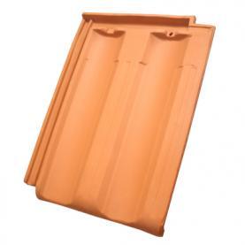 Envío Inmediato: 10 Tejas de Techo Dobles Romanas de Terracota Roja, Tradicionales, Resistentes al Calor, Impermeables, para Exteriores, Precio EXW, de Arcilla - Product Image 1