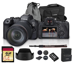 ชุดคิทกล้อง R6อีโอไอมิเรอร์เลสของแท้ใหม่พร้อมเลนส์ RF 24-105มม. f/ 4 | 24.2MP ฟูลเฟรม60fps 4K พิกเซลคู่ CMOS - Product Image 1