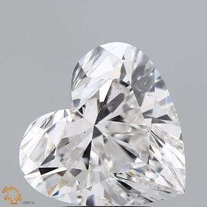 IGI Heart Cut Lab Diamond 4,09 CT Blanco Suelto Calibrado F color VS1 claridad Lab creado Diamantes para joyería Regalos para ella - Product Image 1