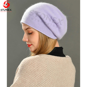 Custom Logo Striped Knitted 100% Acrylic Breathable Beanie for Unisex High Quality <b>Winter</b> <b>Hats</b> - Product Image 3