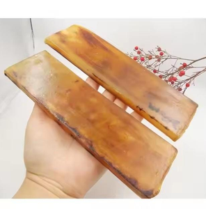 Cuerno Natural de Búfalo/Vaca con Rayas Marrones, Negras y Blancas, para Marcos Ópticos, Mangos de Cuchillo, Estilo Religioso, Placa de Cuerno en Venta - Product Image 4