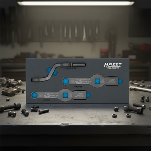 Juego de llaves de boca de 3 piezas Hazet con superficie de impacto estriada - Product Image 3