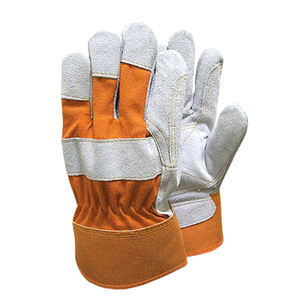 Gants de sécurité à double paume en cuir de mouton fendu à usage intensif OEM - Product Image 4