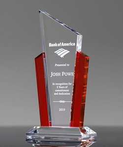 ถ้วยรางวัลอะคริลิคโปร่งใสส่วนบุคคลพร้อมโลโก้และข้อความสำหรับพิธีมอบรางวัลประจำปี - Product Image 3