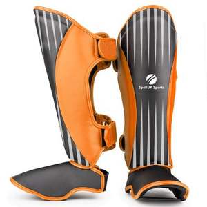 Protège-tibias personnalisé de style nouveau, vente chaude, meilleure qualité, protège-tibias et protège-pieds imprimés, cuir véritable, protège-tibias de Muay Thai - Product Image 5