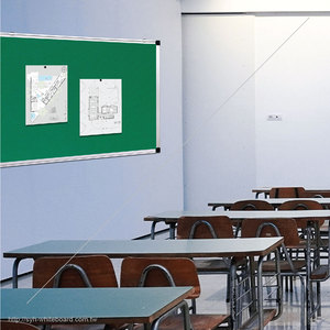 กระดานประกาศผ้ากำมะหยี่สีเขียวสำหรับแสดงข้อความ - Product Image 5