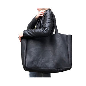 Sac fourre-tout de luxe multifonctionnel pour femmes Sac à main unisexe en cuir véritable avec doublure en PU Sac fourre-tout en cuir véritable - Product Image 5