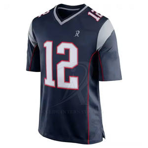 Ventes en gros de t-shirts sublimés de haute qualité, dernier style, maillot de football américain, design personnalisé de haute qualité, maillot de football américain - Product Image 1