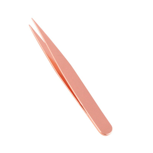 Pinzas profesionales para cejas de acero inoxidable 2025, etiqueta personalizada, corte/recorte de cejas duradero con tijeras de punta inclinada - Product Image 4