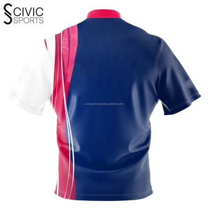 เสื้อโบล์ลิ่งสำหรับผู้ชาย, เสื้อโบวลิ่งผ้าฝ้ายผ้าโพลีเอสเตอร์พิมพ์ลายทนทาน - Product Image 2