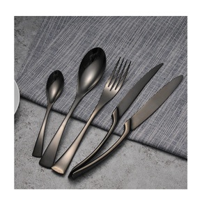 Juego de cubiertos de Metal para cocina, Set de vajilla de 5 con chapado en plata y níquel para artesanía, juego de cubiertos de cocina a precio de venta al por mayor - Product Image 3