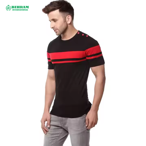Camiseta Extra Grande de Cuello Redondo 100% Algodón para Hombre, Impresión de Logotipo Personalizada en la Parte Delantera, Transpirable, Ecológica, de Secado Rápido, Talla Grande, Estilo Vintage, Verano - Product Image 2
