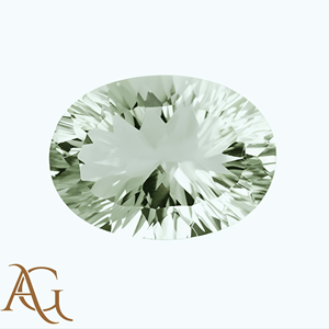 Cuarzo Amatista Verde Natural Tallado en Intaglio, Gema Suelta Calibrada, Precio Mayorista de Fabricante para Fabricación de Joyas - Product Image 3